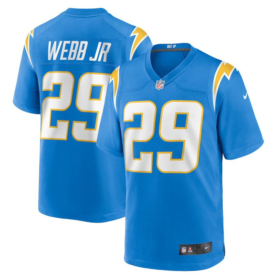 Men Los Angeles Chargers #29 Mark Webb Jr Nike Powder Blue Game NFL Jersey